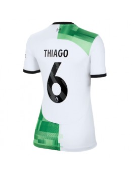 Ženski Nogometna dresi replika Liverpool Thiago Alcantara #6 Gostujoči 2023-24 Kratek rokav